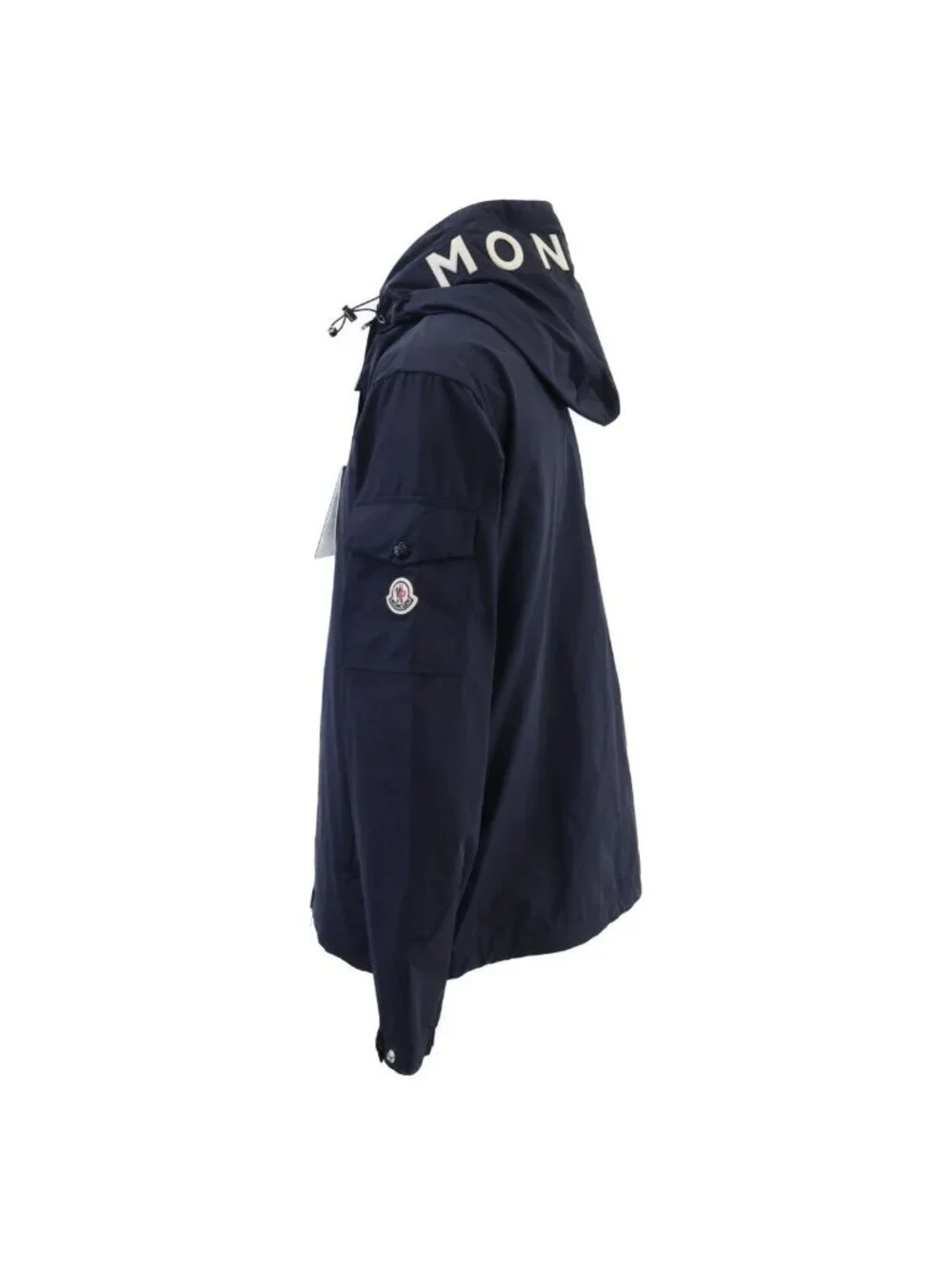 Moncler Nylon Hoodie Navy